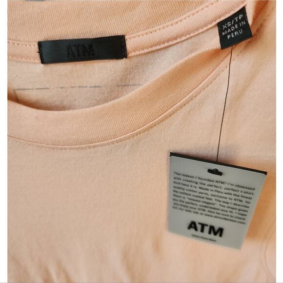 Nwtg ATM ANTHONY THOMAS MELILLO Classic Jersey Boy Tee - Putty Size XS - Picture 5 of 6